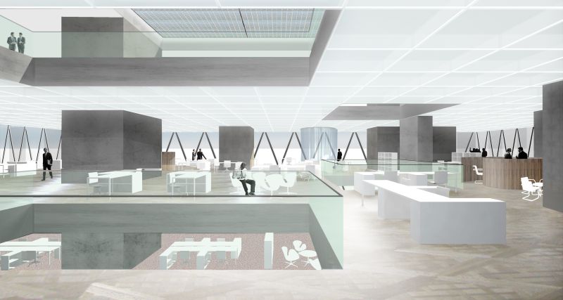 117 Swiss Re Headquarters Zurich Interior