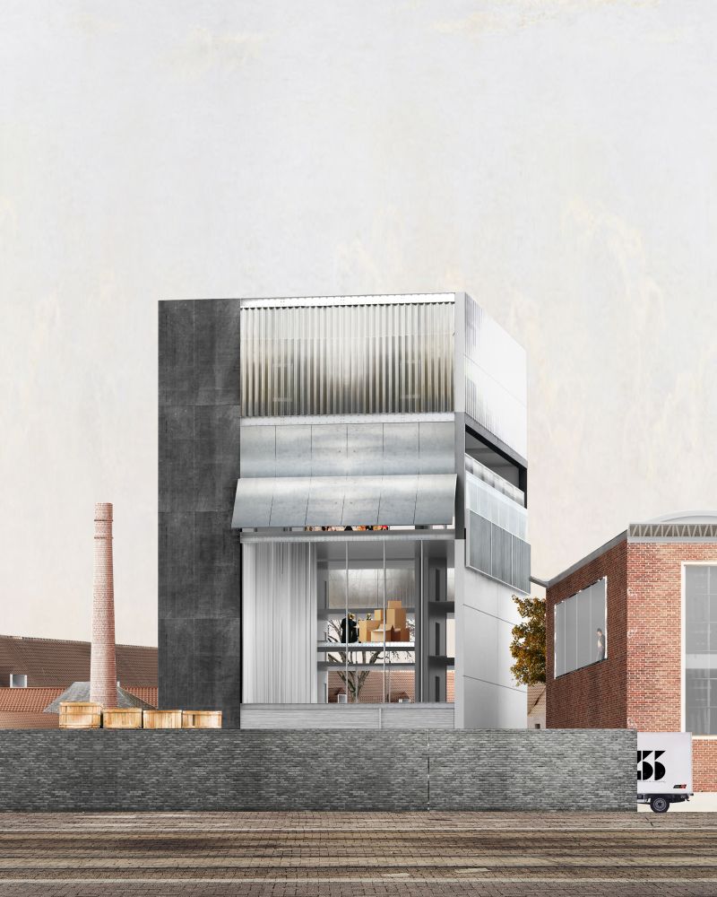 158 Z33 Hasselt Collage From Street