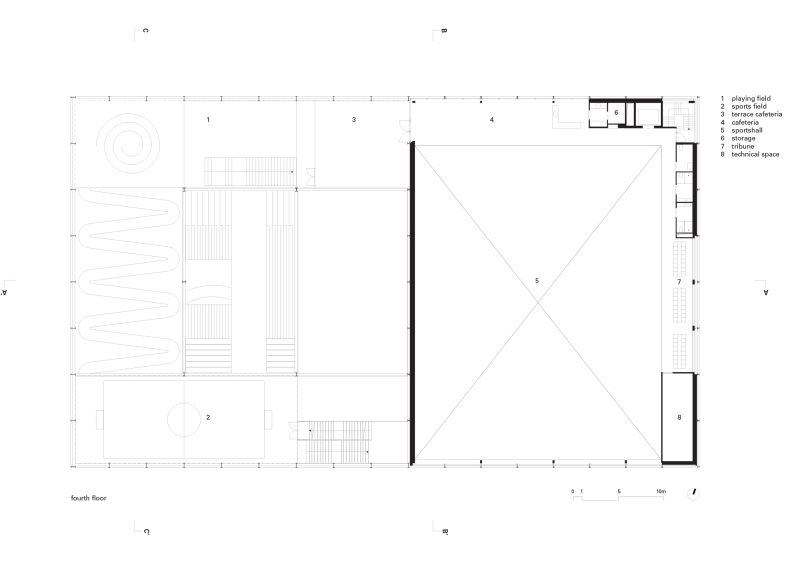 195 Melopee Multi Functional Schoolbuilding Ghent Floor 4 Legenda Eng