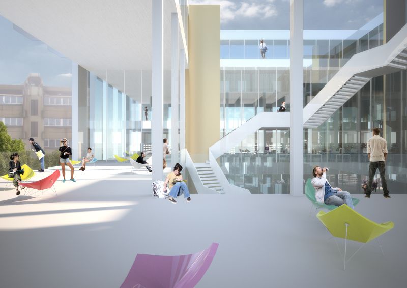 210 Learning Centre Brussels View From Terrace