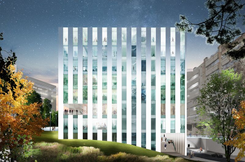 210 Learning Centre Brussels Facade East