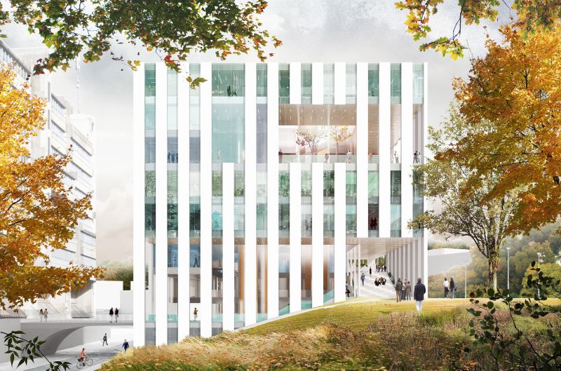 210 Learning Centre Brussels Facade West