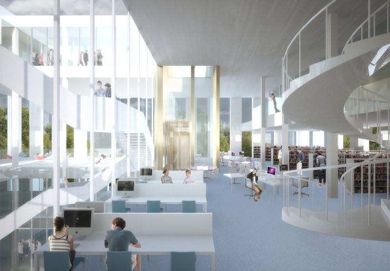 210 Learning Centre Brussels View From Library