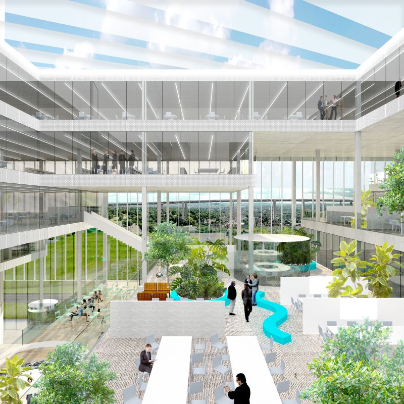 240 Cargill Collage Interior Atrium