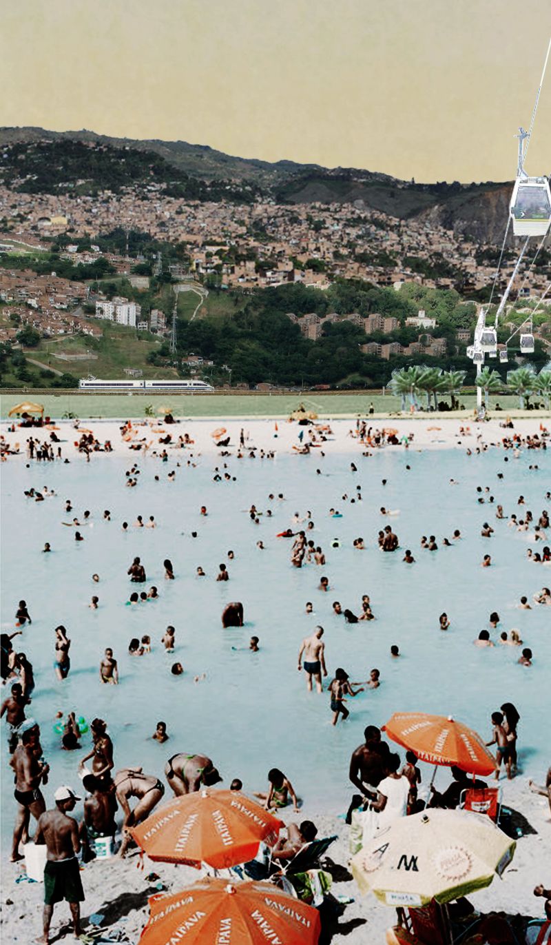 178 Rio Medellin Collage Pool