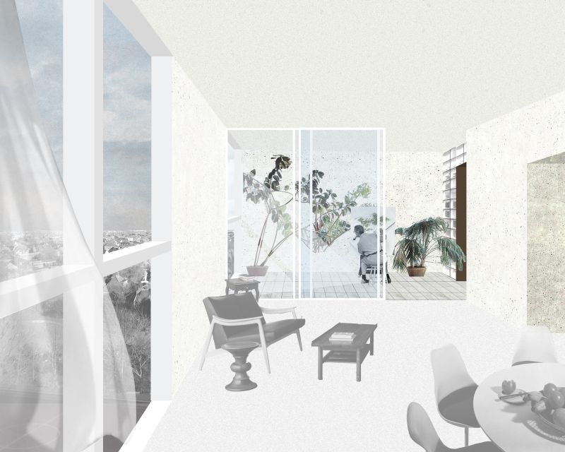 242 Ostend Social Housing Interior