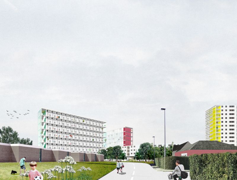 242 Ostend Social Housing View From Quarter