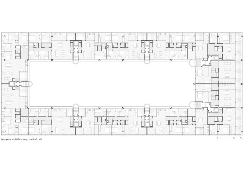 246 Citygate Brussels Plan Type Social Housing B2