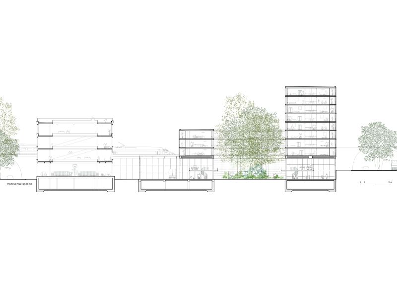 246 Citygate Brussels Section Transversal