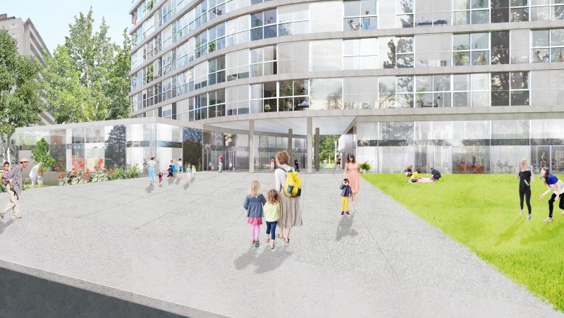 276 Van Overbeke Brussels Entrance