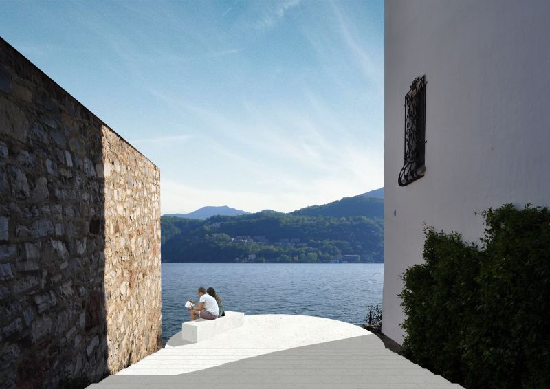 259 Morcote Switzerland Collage Lake Window