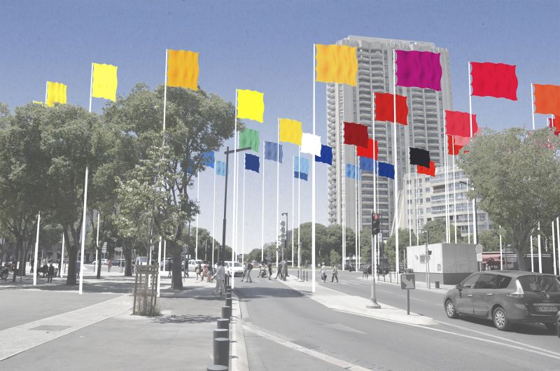 227 Prado Marseille Collage Rabateau