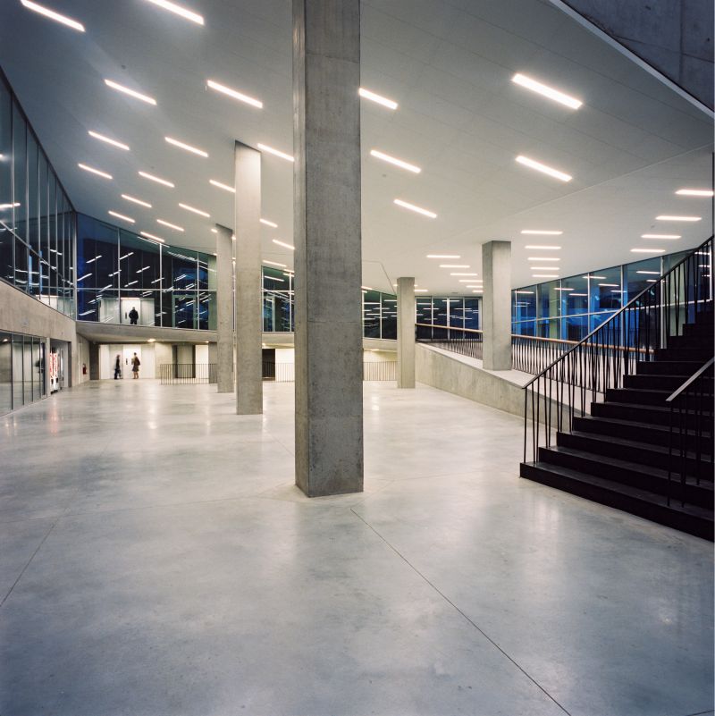 018 Faculty Of Economics Ghent Lobby Nightview Hans Werleman