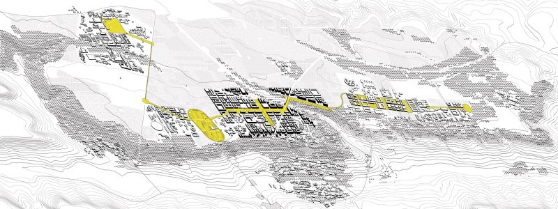 130 Paris Saclay Masterplan Axonometry